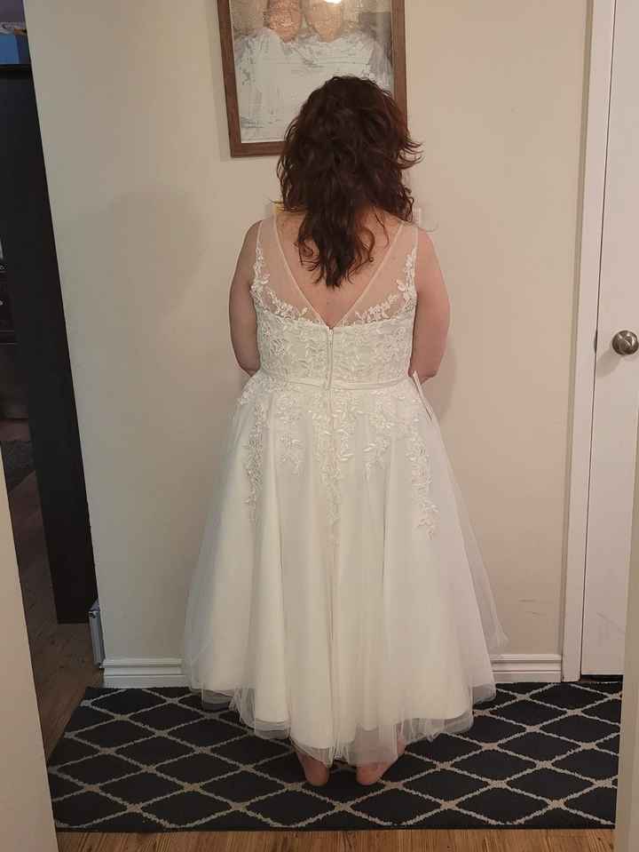 1St dress try on - 2