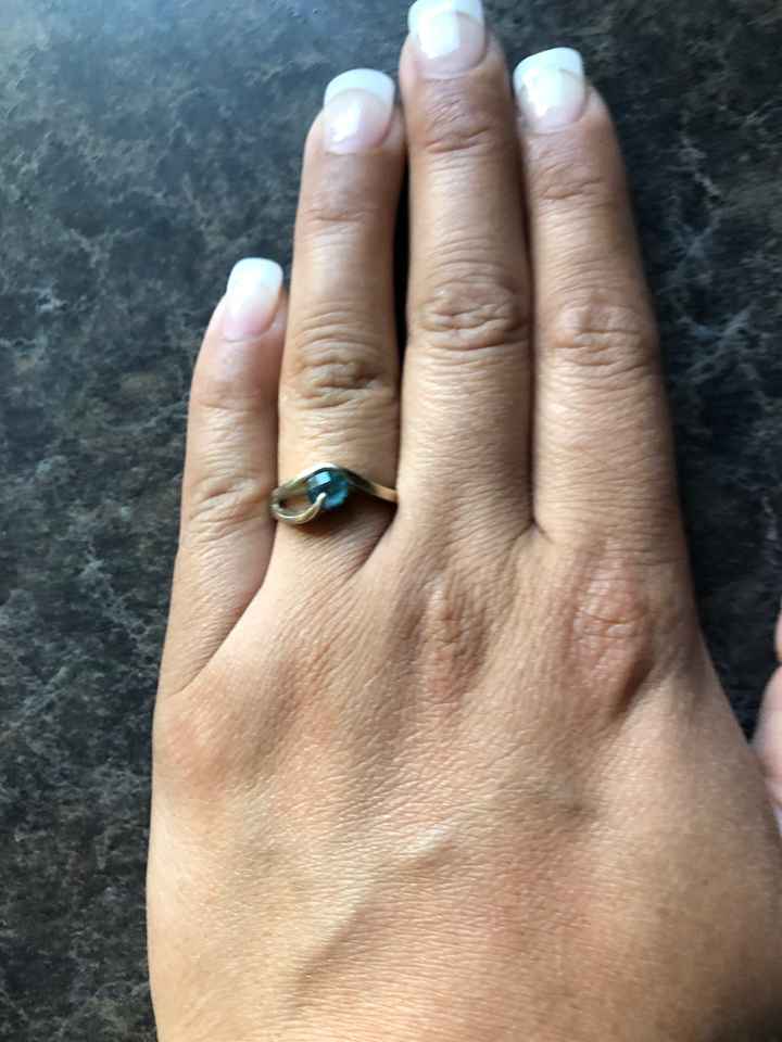 Skipped the engagement ring part? - 2