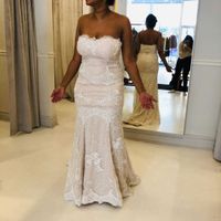 Beige/white lace dress dilemma - 2