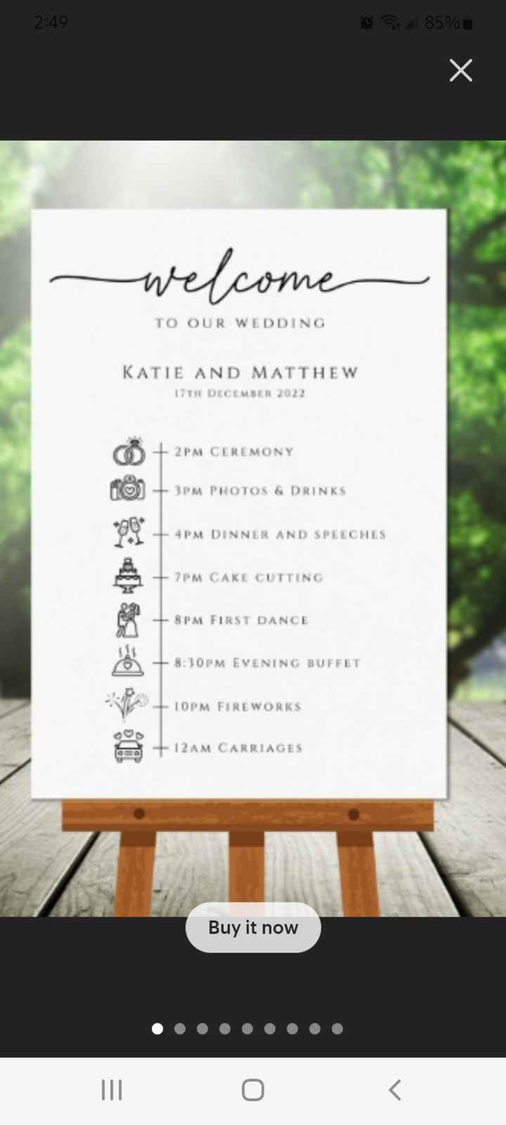 Order of Events Wording - 2