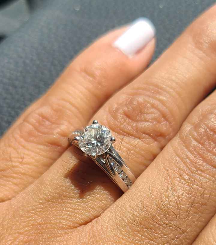 Tell me the story behind your engagement ring! - 1