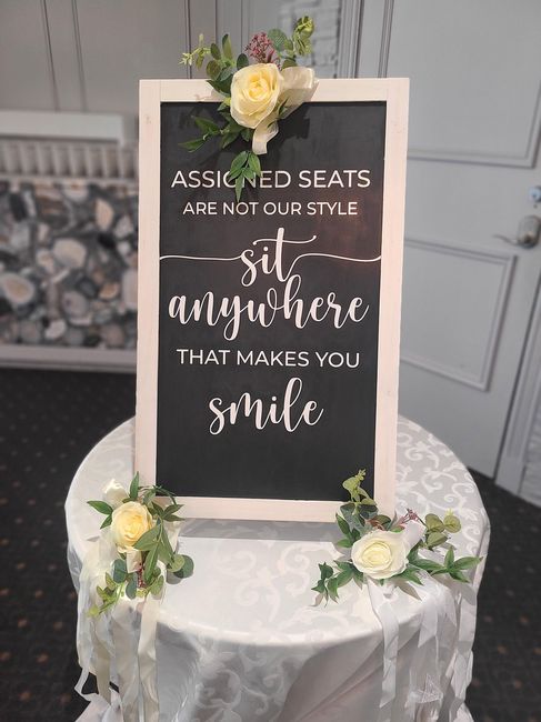 Wedding signs, did you buy or Diy? 1