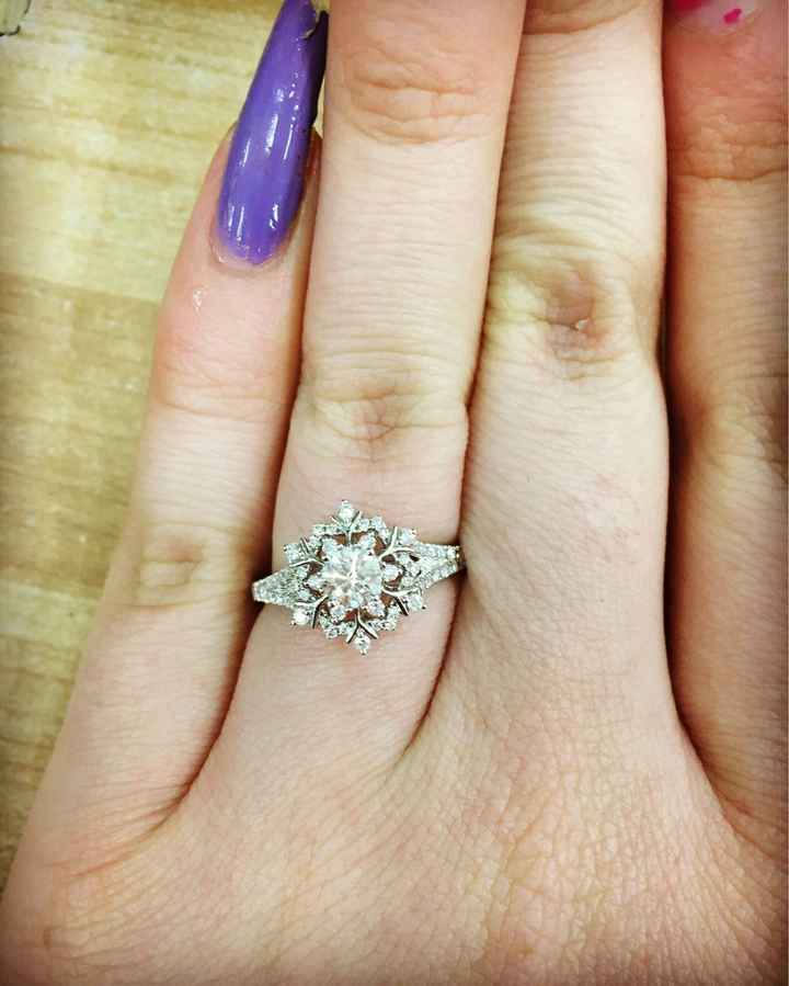 Show off your ring style and setting - 1