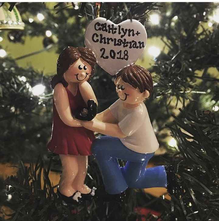 Wedding ornaments!  Who's feeling married and bright? 🎄 - 1