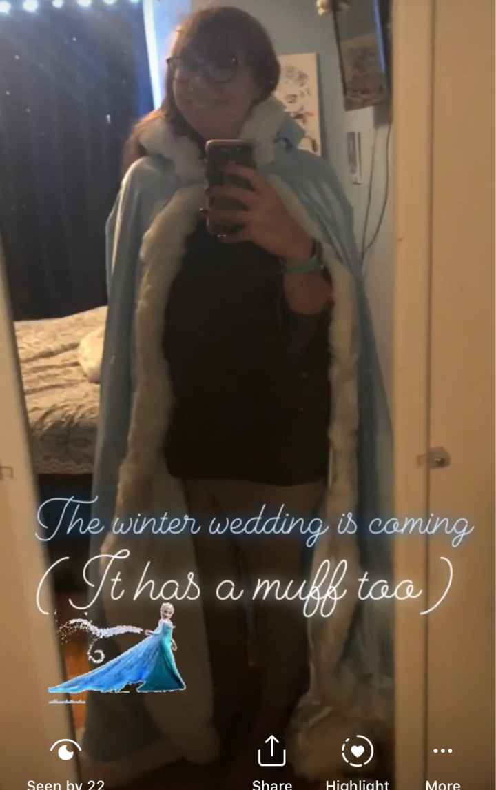 Winter Wedding Faux Fur Wraps - 1