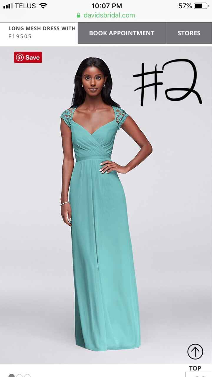 What are your Bridesmaid dresses like? - 1