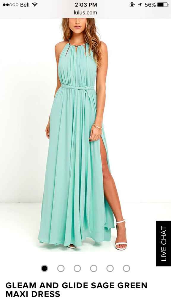 Mint bridesmaid dresses - 2