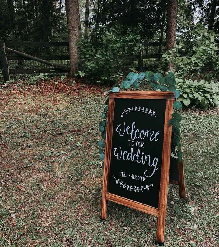 Still getting married but pushing reception - 1
