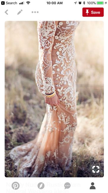 Transparent wedding dress. Love it or hate it? 1