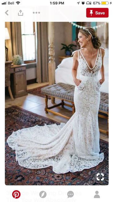 Transparent wedding dress. Love it or hate it? 2