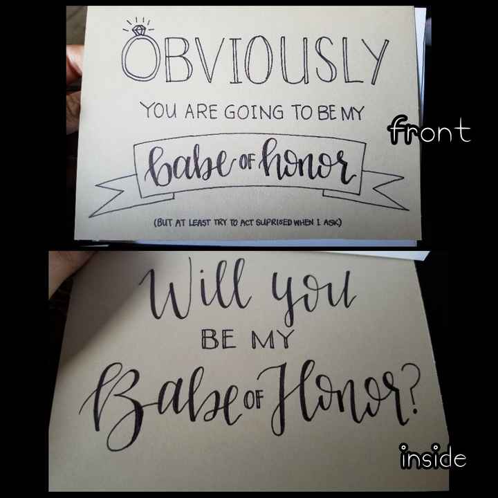 Bridesmaid proposal ideas wanted! - 1