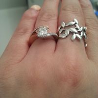 My FH knew I wanted some unique and he did very well finding my dream ring!