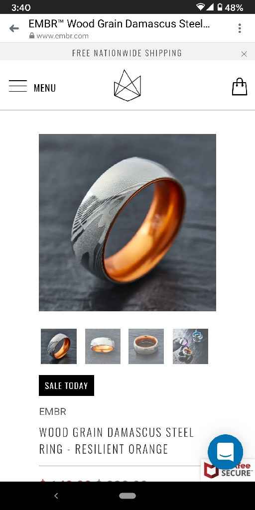 Men's wedding band - 1