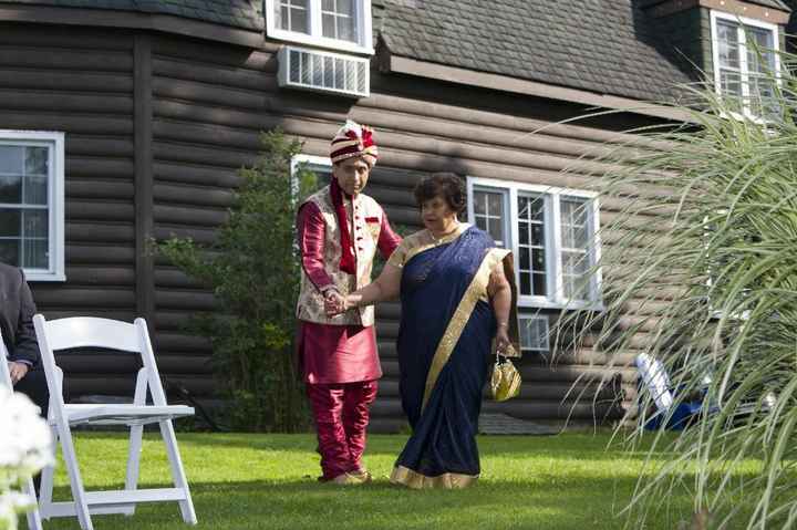 Are you being escorted down the aisle? - 1