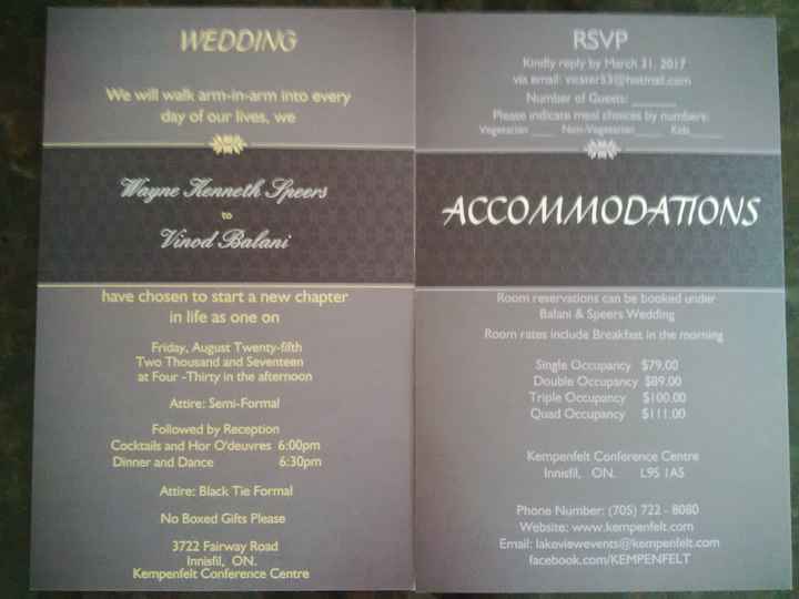 Invitations - 2