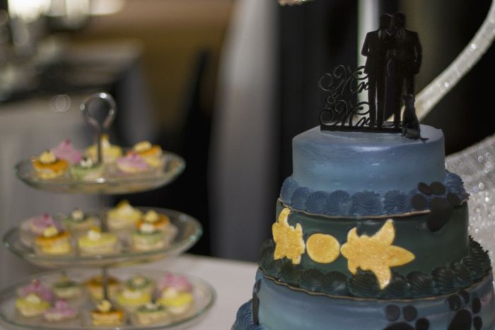 When do you get your wedding cake? 2