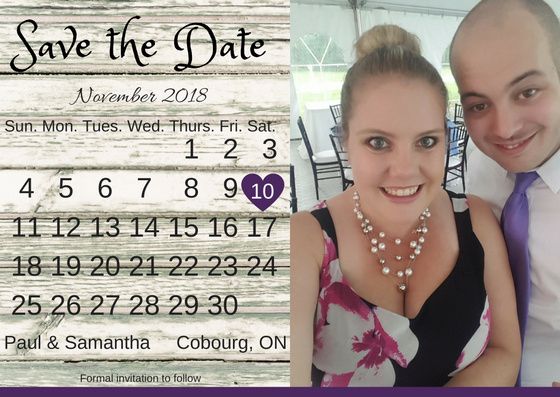 We did our Save Our Dates ourselves :) 