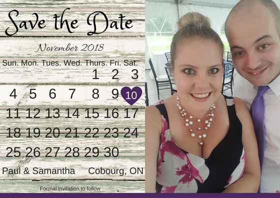 We did our Save Our Dates ourselves :) 