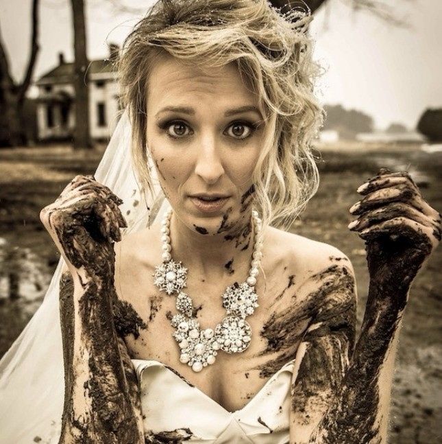 muddy trash the dress