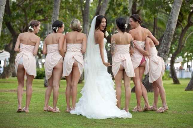 funny bridesmaid photos