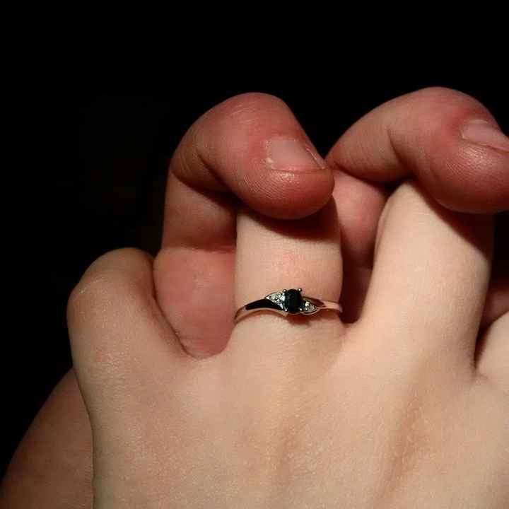 Sapphire Engagement Ring 
