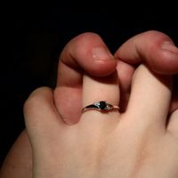 Sapphire Engagement Ring 