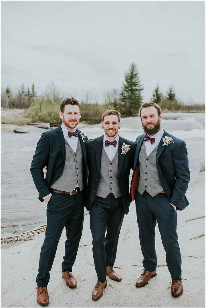 Groomsman colour scheme
