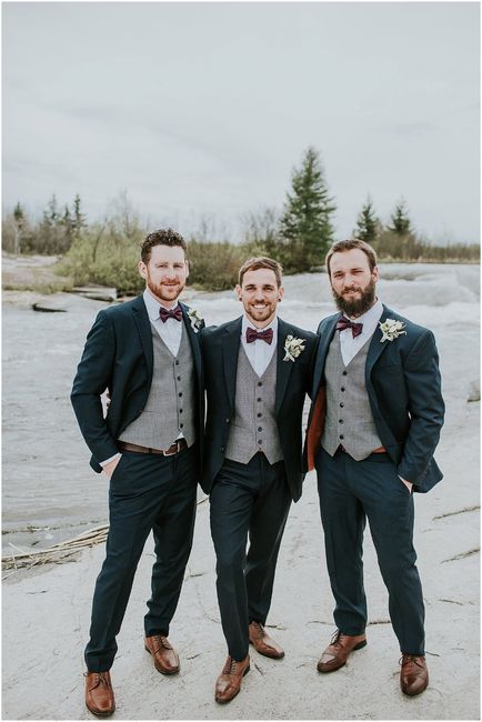 Groomsman colour scheme
