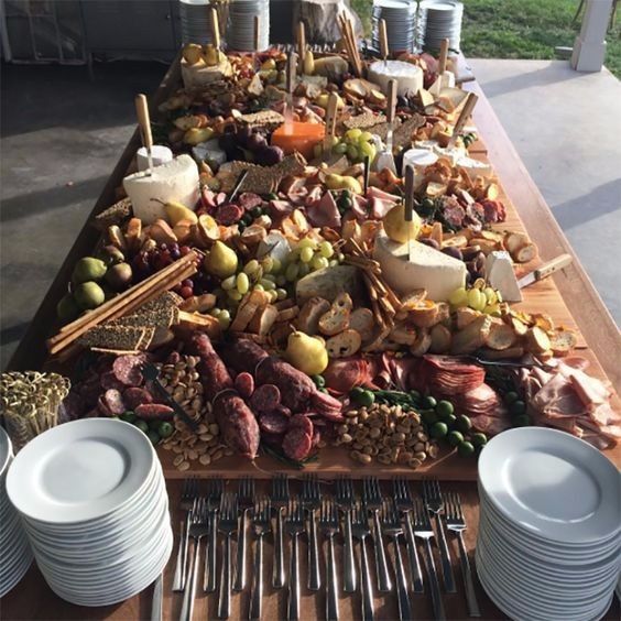 Cheese and Charcuterie for Wedding Brunch