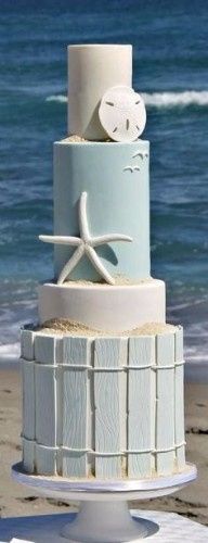 Beach Wedding Cake