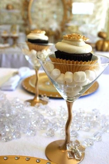 Gatsby Themed Cupcake