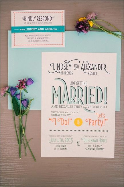 B. Invitations