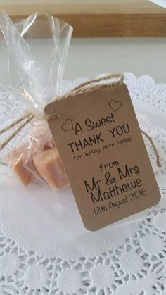 What wedding favours will you give?