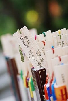 Second hand book favours