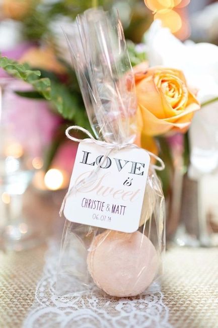 What will be your wedding favours?