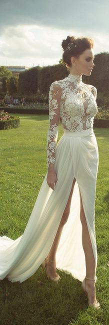 Split Wedding Skirt