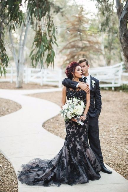 Black Wedding Dress