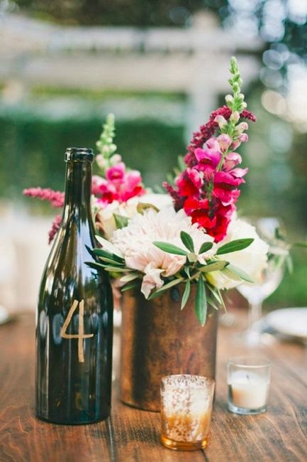 Bottle Table Number