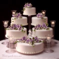 Cascading cake stand