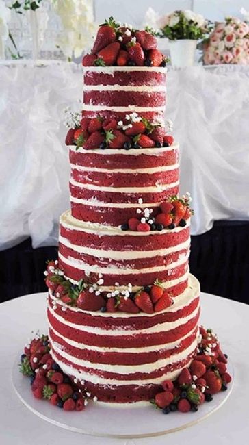 Red Velvet Strawberry Cake