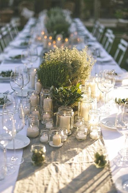 Classic with rustic greenery