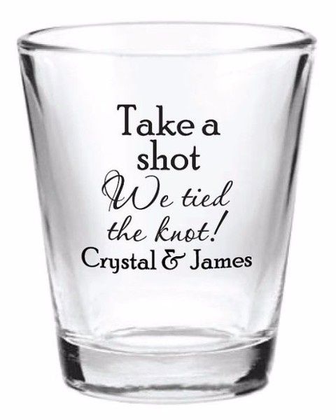 Shot Glass Wedding Favour