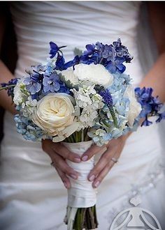 Blue Wedding Bouquet