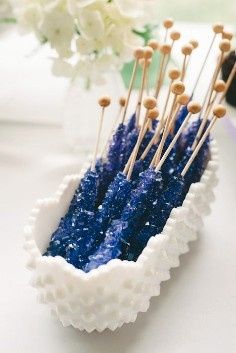 Blue Wedding Dessert