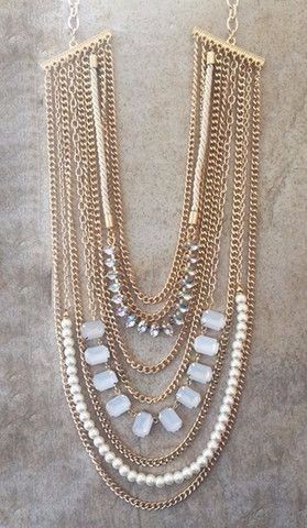 Gold necklace idea