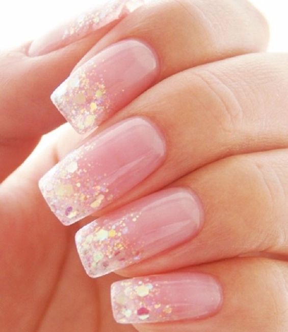 Pink glitter