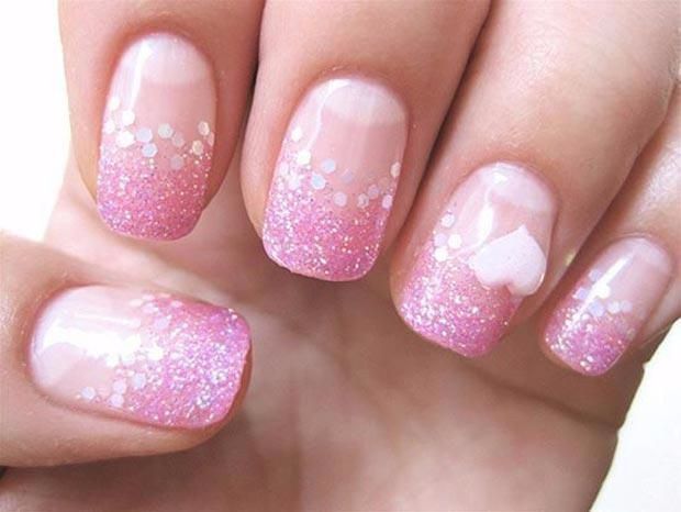 Pink on pink glitter