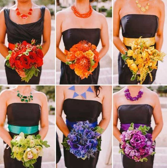 Creative Bridesmaids Colours & Accessories