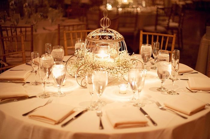 Cinderella Table Centerpieces