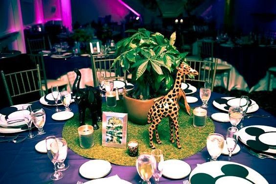 Lion King Table Centerpieces